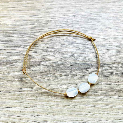 Bracelet nacre blanche