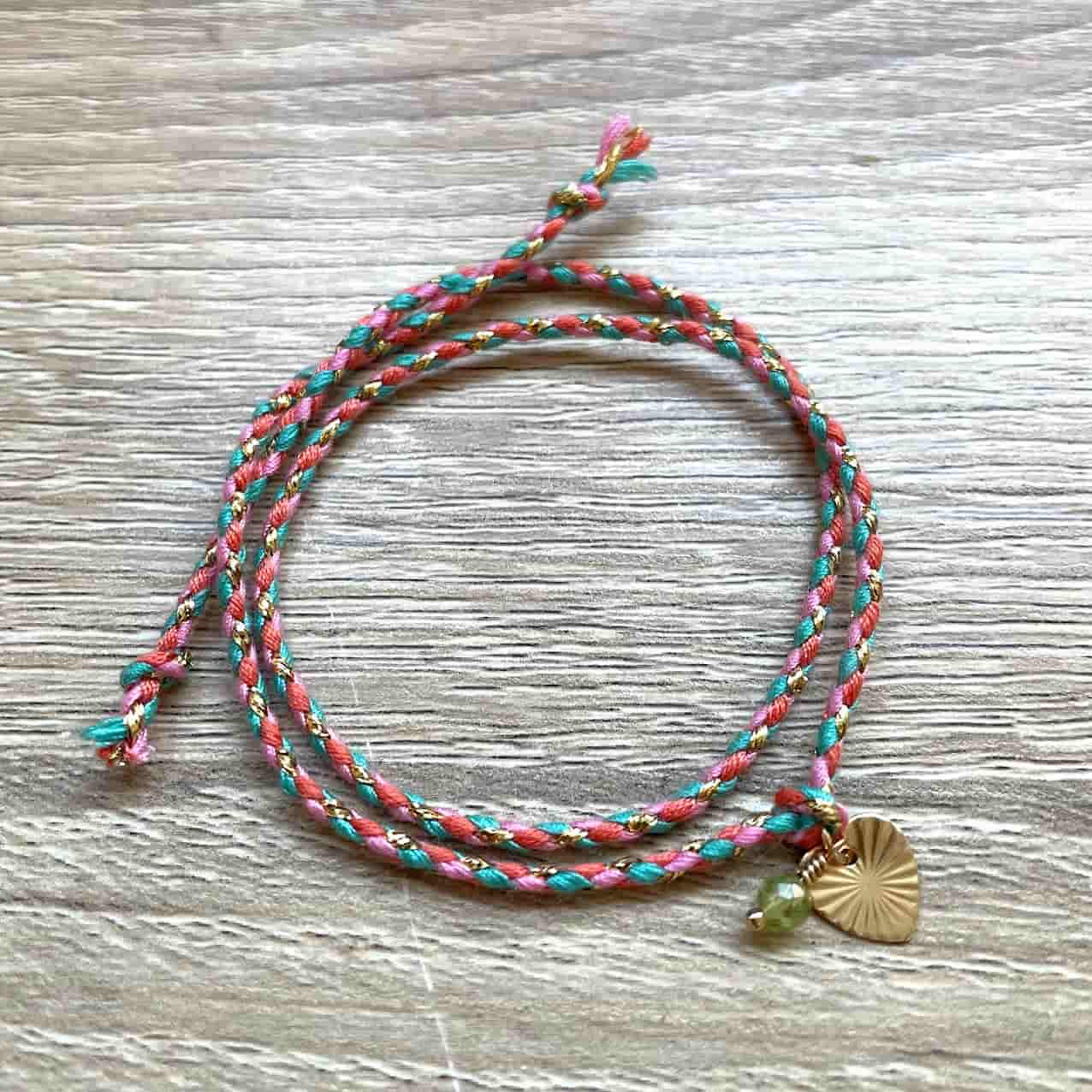 Bracelet en Péridot vert, pierre de naissance du mois d'Août