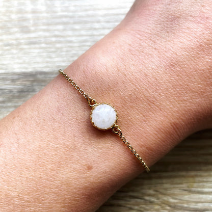 Bracelet en Pierre de lune