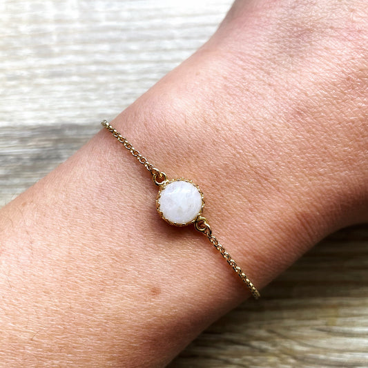 Bracelet en Pierre de lune