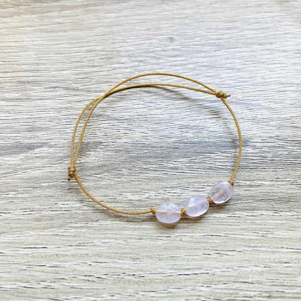Bracelet Quartz rose