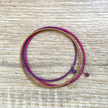 Charger l&#39;image dans la galerie, bracelets-joncs-pierres-naturelles-rose-violet