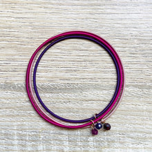 Charger l&#39;image dans la galerie, bracelets-joncs-pierres-naturelles-rose