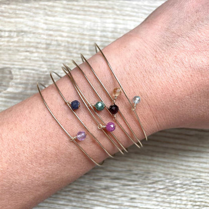 Bracelets joncs semainier 7 chakras