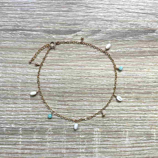 chevillere-chaine-cheville-pampilles-amazonite-nacre