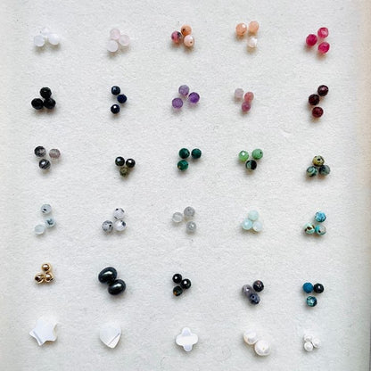 Pierres naturelles pour collier personnalisé