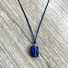 Charger l&#39;image dans la galerie, collier-lapis-lazuli-cordon