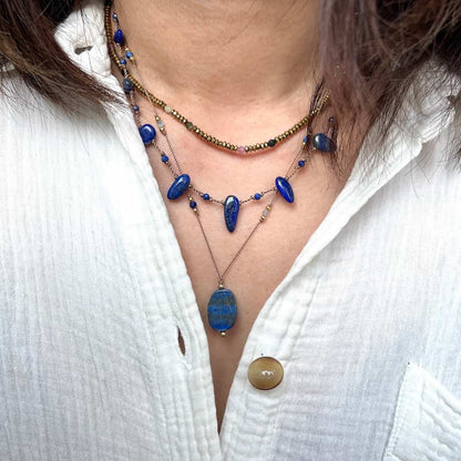 Collier Lapis Lazuli - Confiance et communication - Chenoa