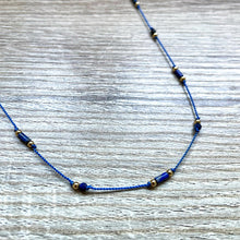 Charger l&#39;image dans la galerie, collier-lapis-lazuli-ethnique-zoom