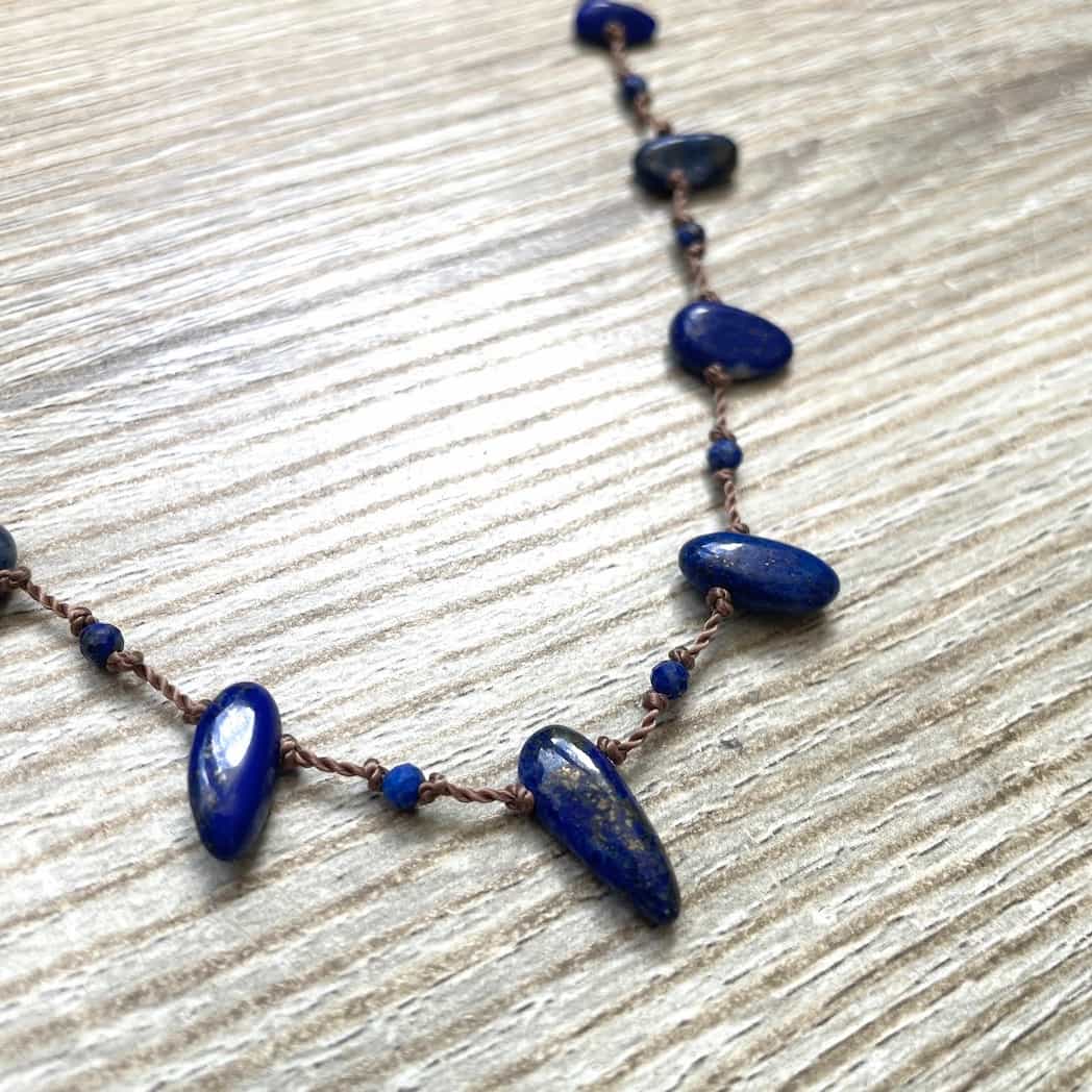 Collier Lapis Lazuli ethnique