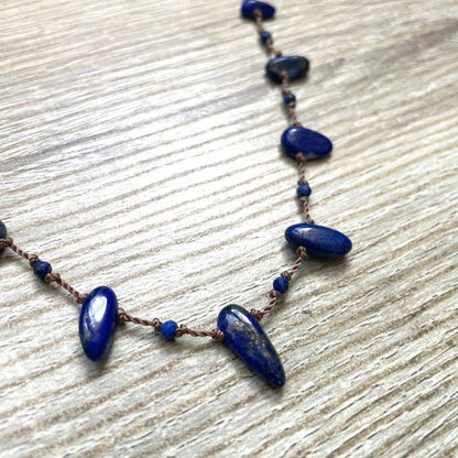 Collier Lapis Lazuli ethnique