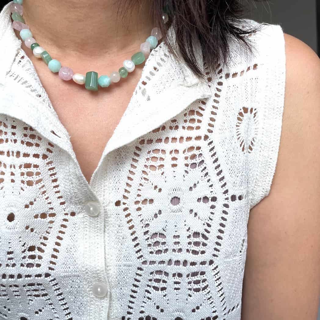 Collier grosses perles colorées Loulou - Pièces uniques