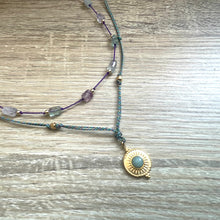 Charger l&#39;image dans la galerie, collier-multicolores-cordon-bleu