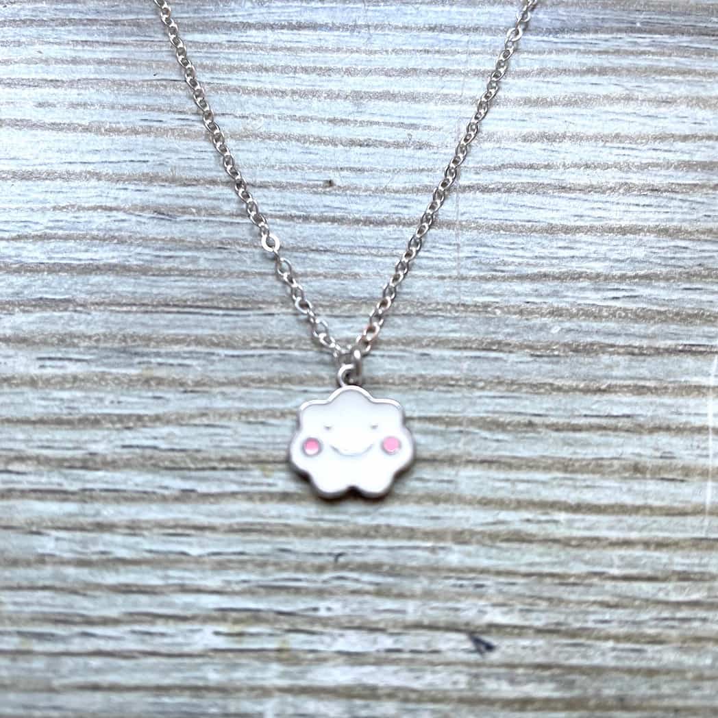Collier nuage argent