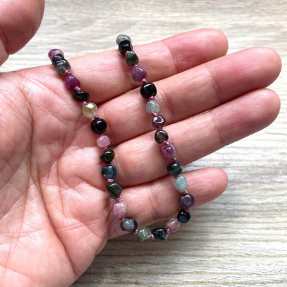 Collier Tourmaline multicolore