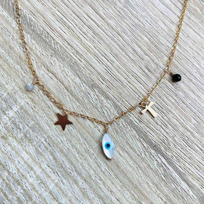 Collier charms protecteur