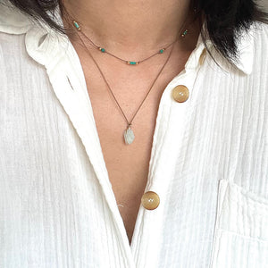 Collier Jaspe Shoushan Turquoise Tara