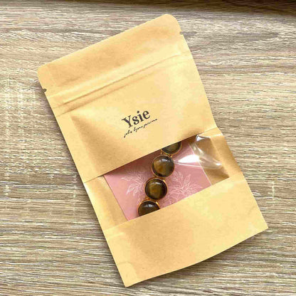 Barrette Cœur pierres naturelles