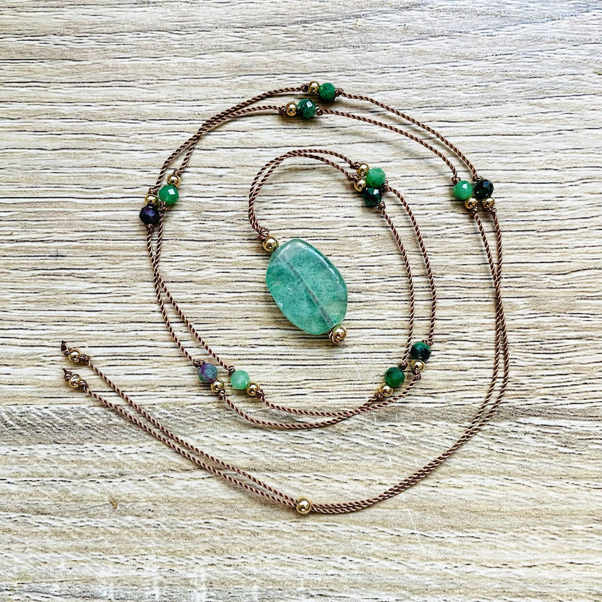 sautoir-collier-aventurine-rubis-zoisite-vert