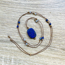 Charger l&#39;image dans la galerie, sautoir-collier-lapis-lazuli-saphir-bleu
