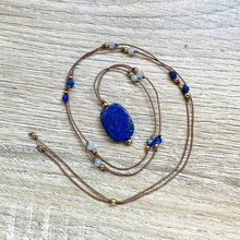 Charger l&#39;image dans la galerie, sautoir-collier-lapis-lazuli-saphir-bleu