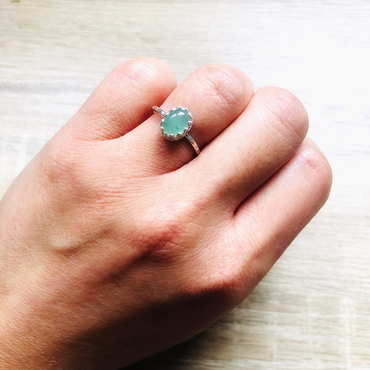 bague-reglable-aventurine-verte-argent-massif