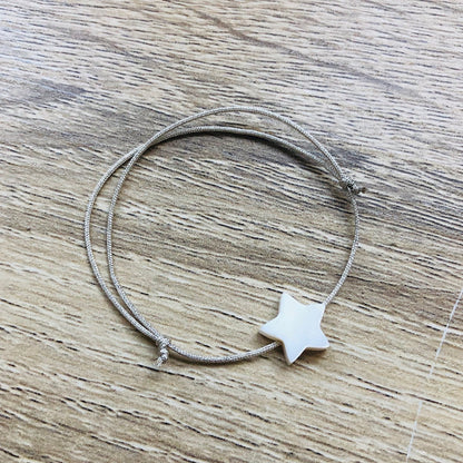 Duo bracelet Mère fille nacre argenté Camille