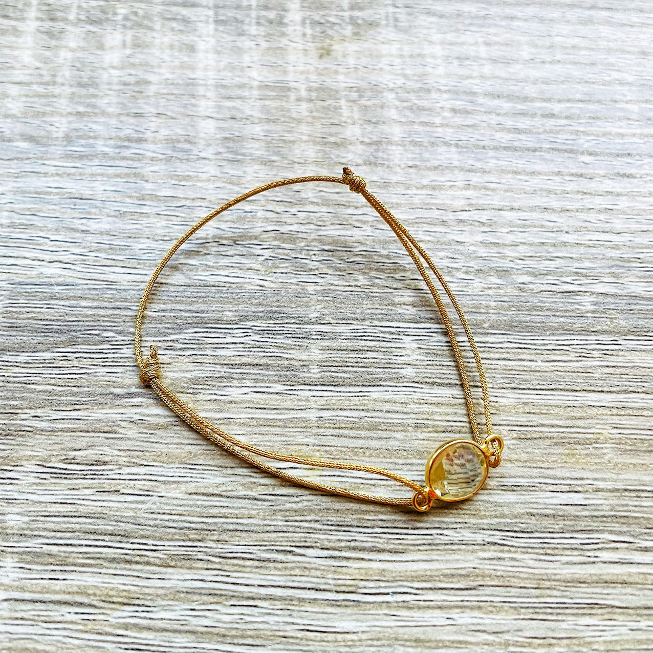 bracelet-cordon-reglable-citrine-jaune-argent-dore
