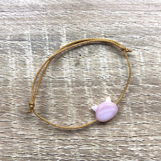 bracelet-chat-rose-nacre