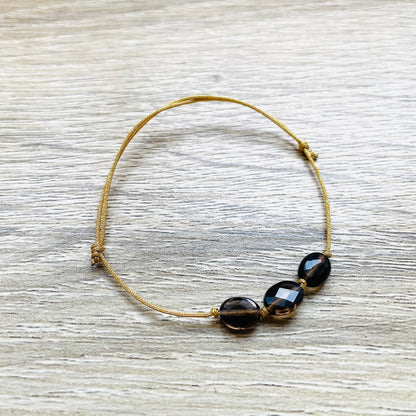 bracelet-pierre-naissance-quartz fume-janvier