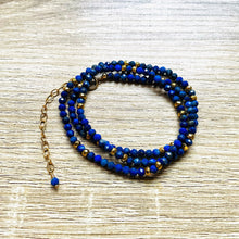 Charger l&#39;image dans la galerie, collier-transformable-bracelet-lapis-lazuli-hematite-entier