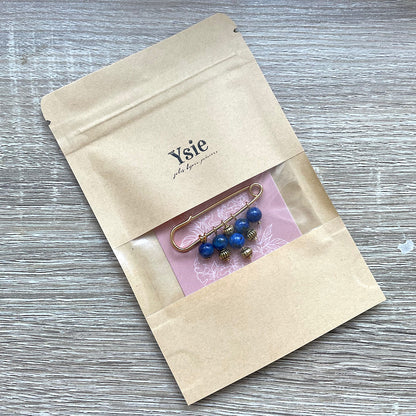 Broche Mathilde pierres naturelles